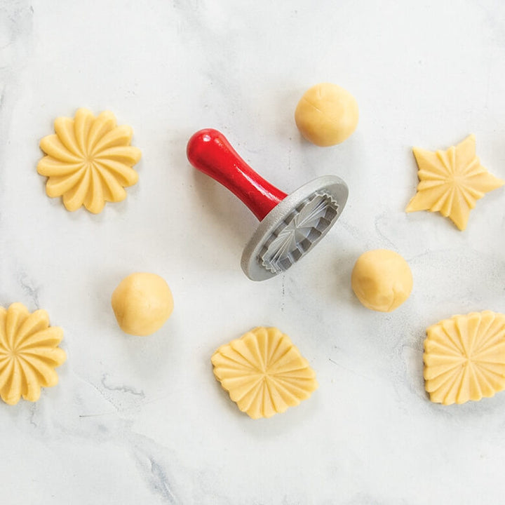 NordicWare Pretty Pleated Cookie Stamps Set of 3