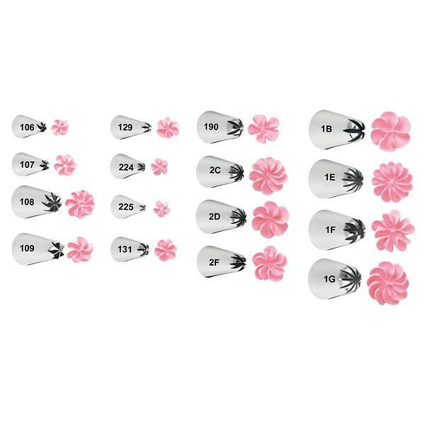 Wilton 107 Piping Tip Flower Wilton 109 Piping Tip WILTON PIPING