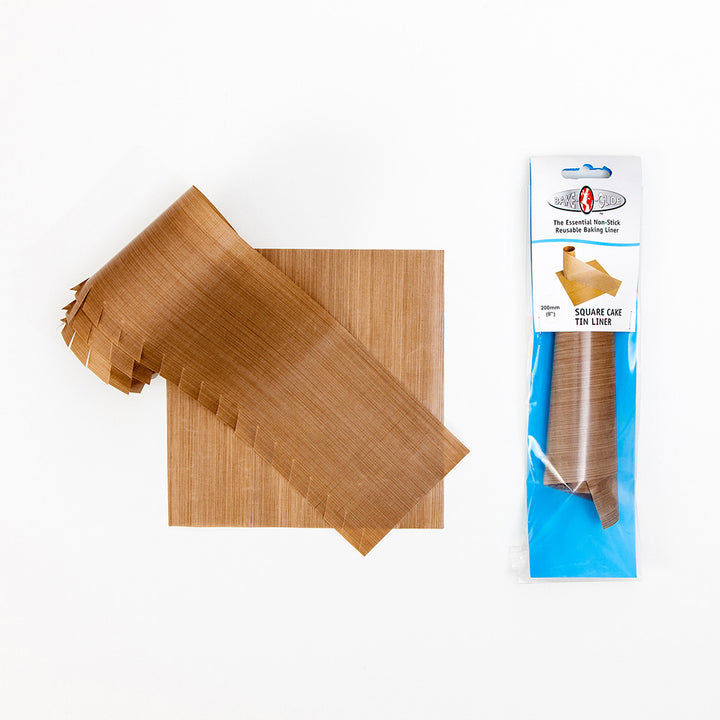 Bake-O-Glide Square Cake Liner with frilled wall liner