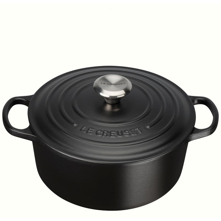 Le Creuset Signature Round Casserole Satin Black