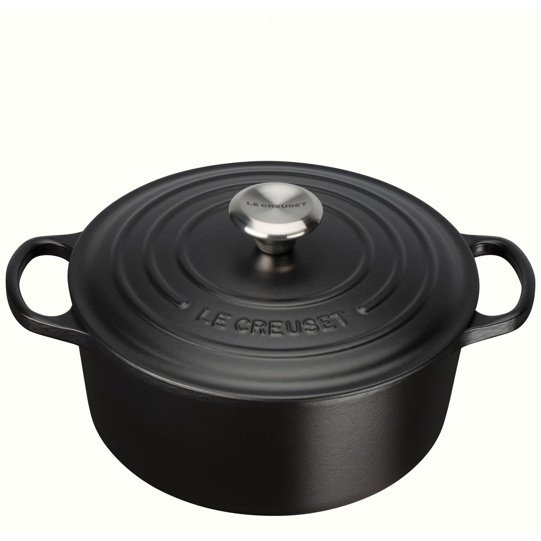 Le Creuset Signature Round Casserole Satin Black