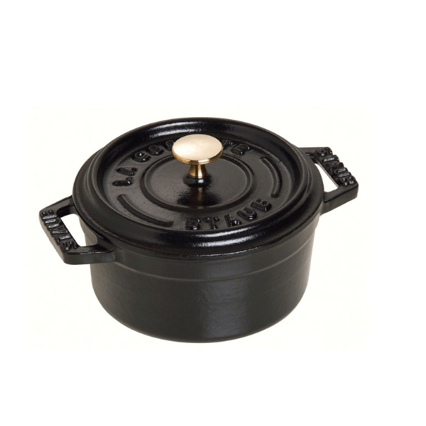 Staub Round Cocotte Matte Black