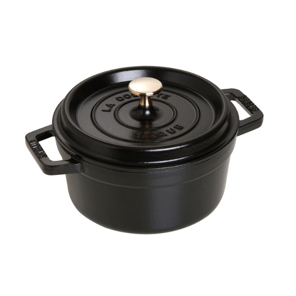 Staub Round Cocotte Matte Black