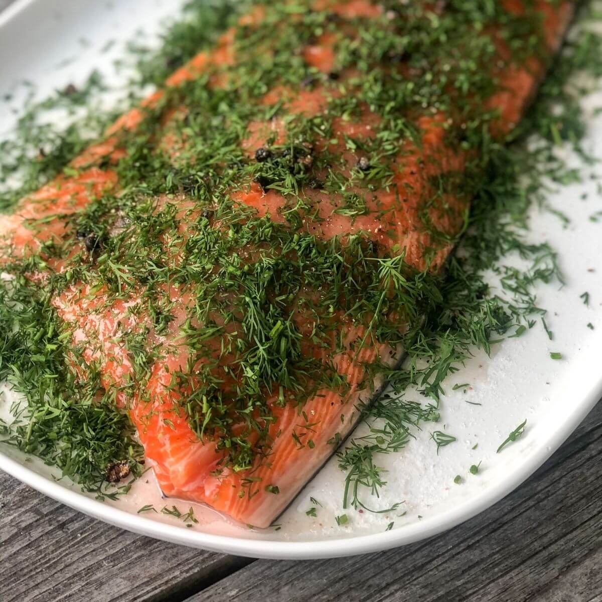 Salmon Gravlax