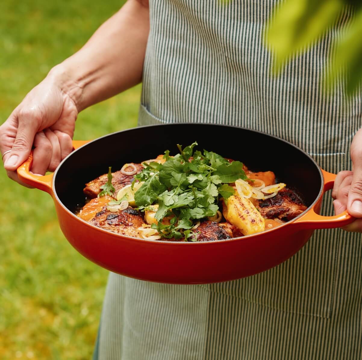 Kathy Paterson's Chicken Thighs with Ottolenghi Pilpelchuma