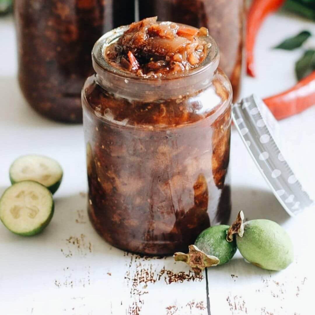 Abbey Macfie's Feijoa, Apple & Date Chutney