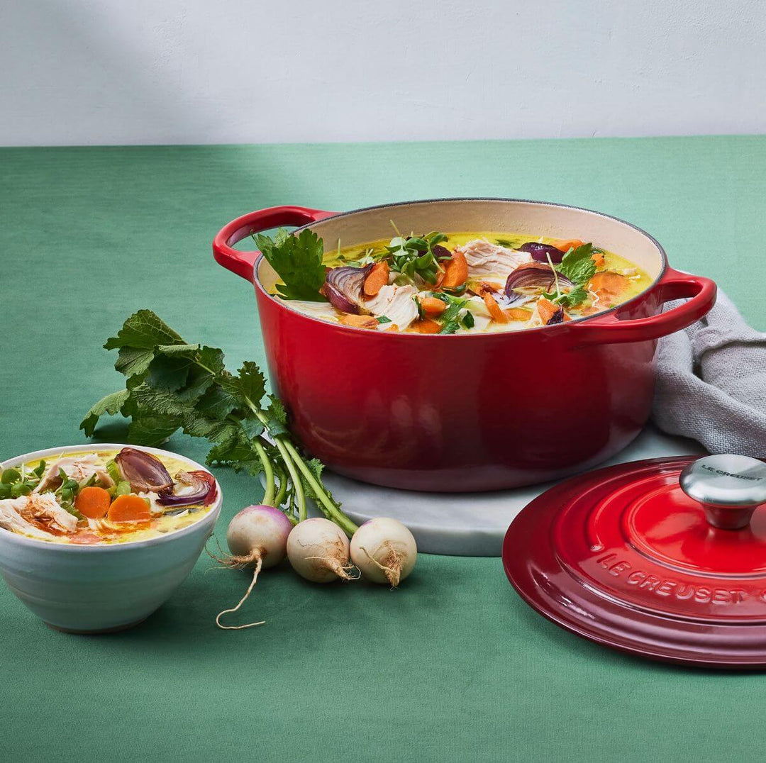 Le Creuset's Ultimate Creamy Chicken and Vegetable Soup