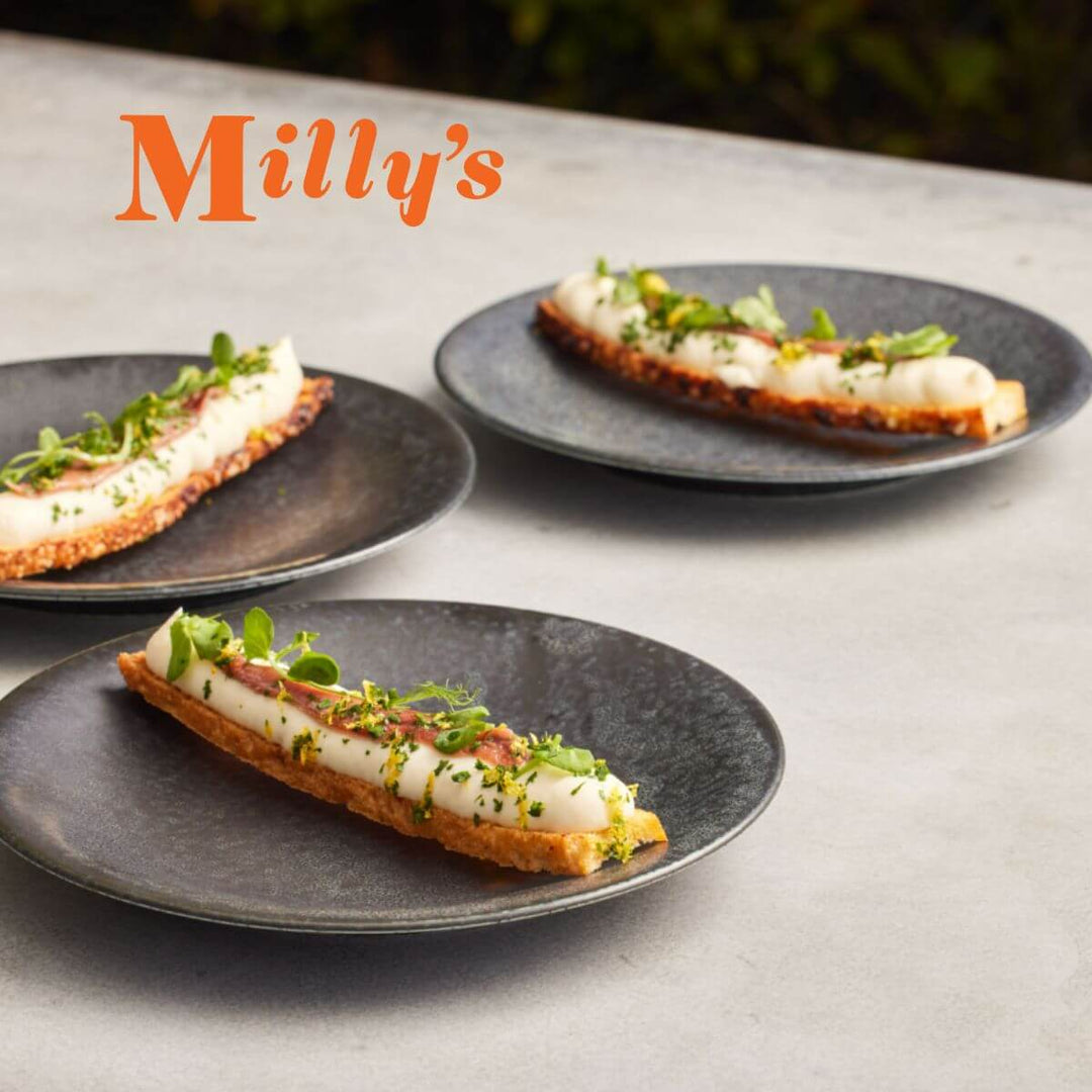 Milly's Anchovy Toasts with Cauliflower Puree