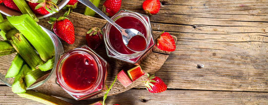 Ladies, a Plate: Rhubarb and Strawberry Jam