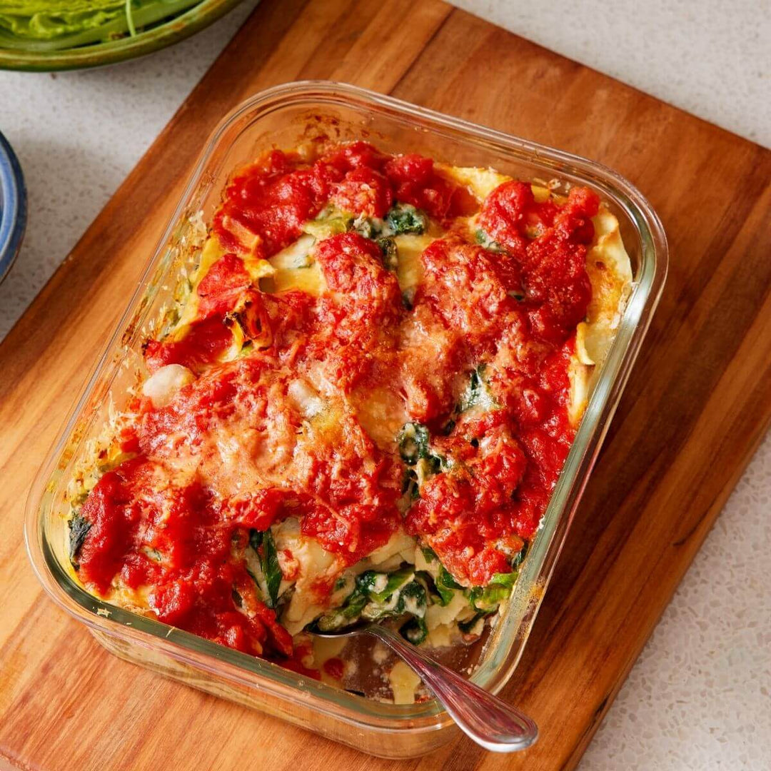 Silverbeet & Ricotta Freeform Lasagna