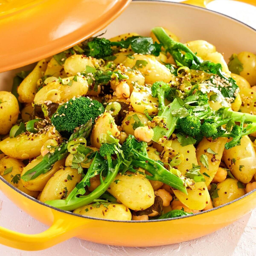 Warm Indian Scented Potato Salad