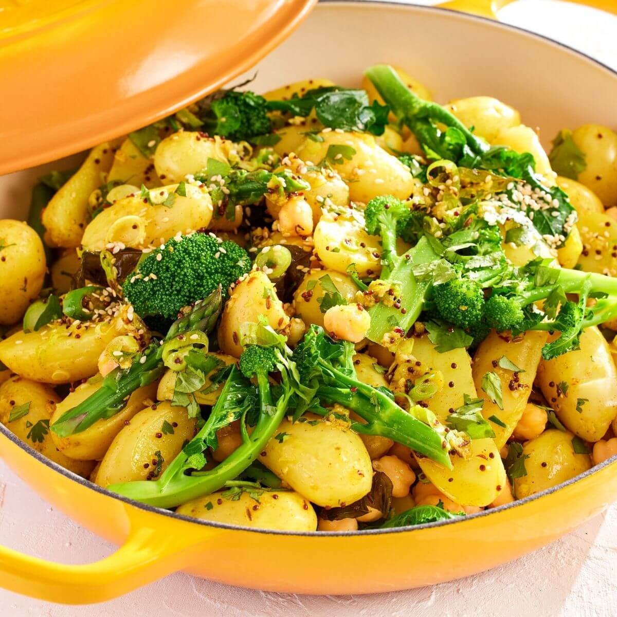 Warm Indian Scented Potato Salad