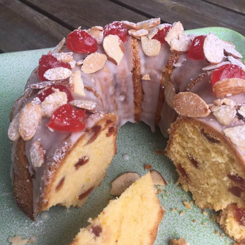 Milly's Cherry & Almond Tart