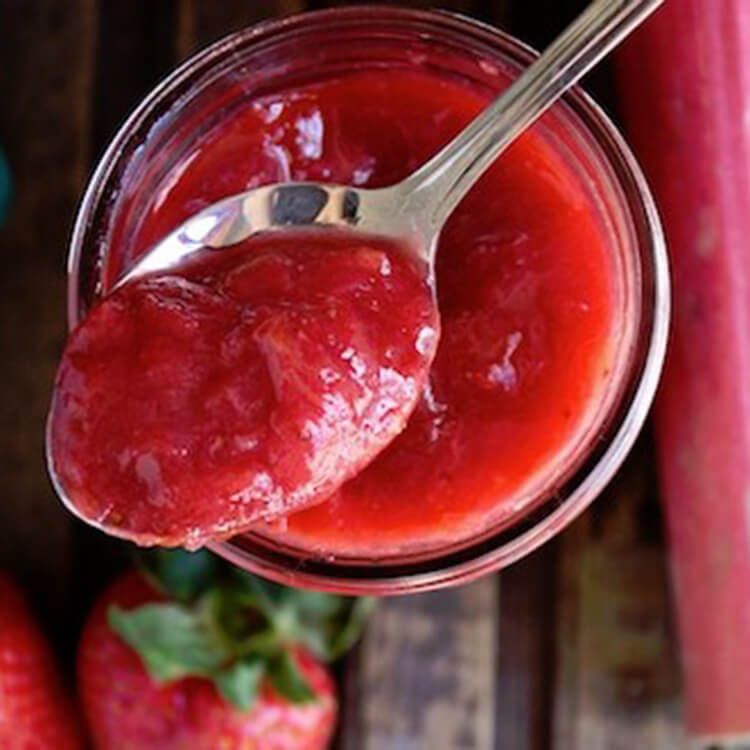 Rhubarb and Strawberry Jam