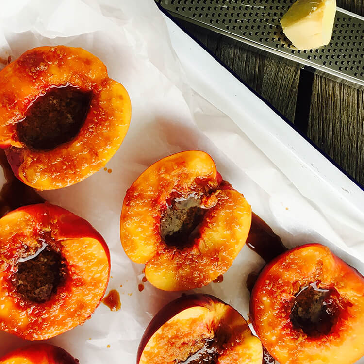 Oven Roasted Nectarines