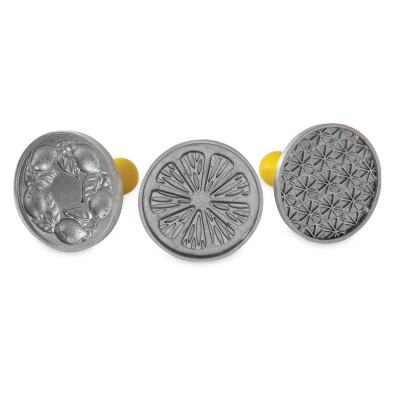 NordicWare Cookie Stamps Set of 3 Citrus