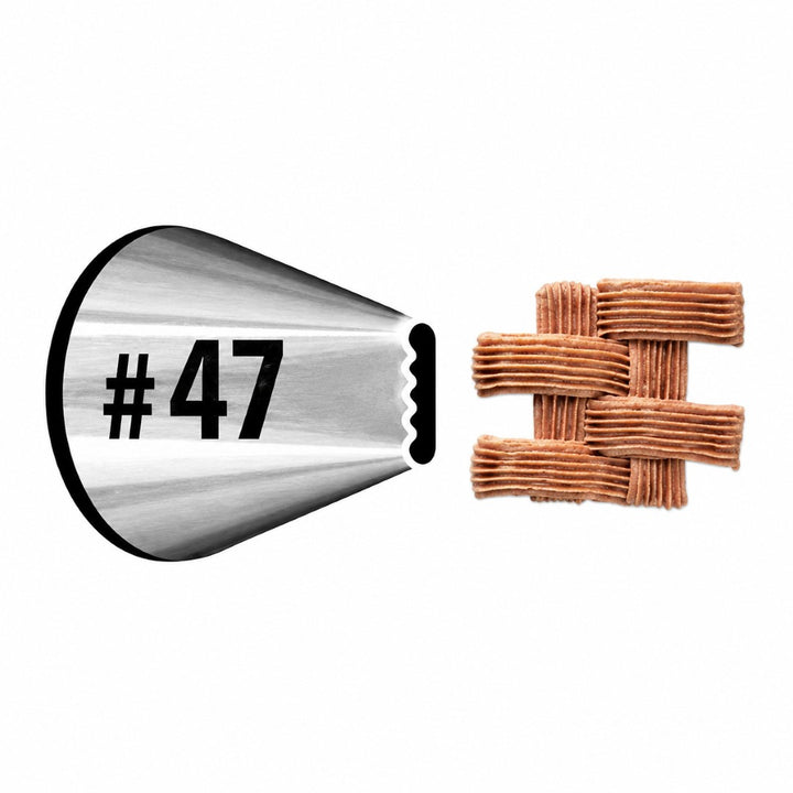 Wilton Basketweave Tip #47