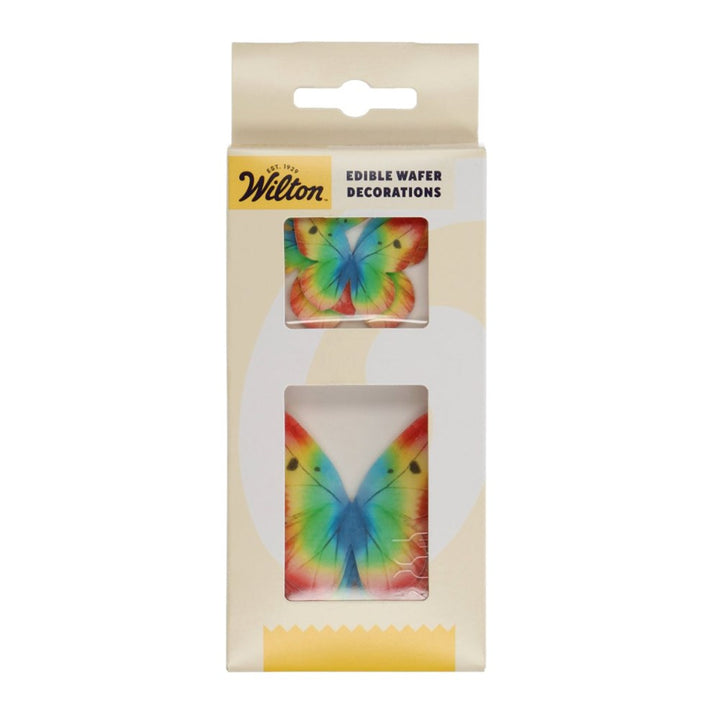 Wilton Rainbow Edible Wafer Butterflies