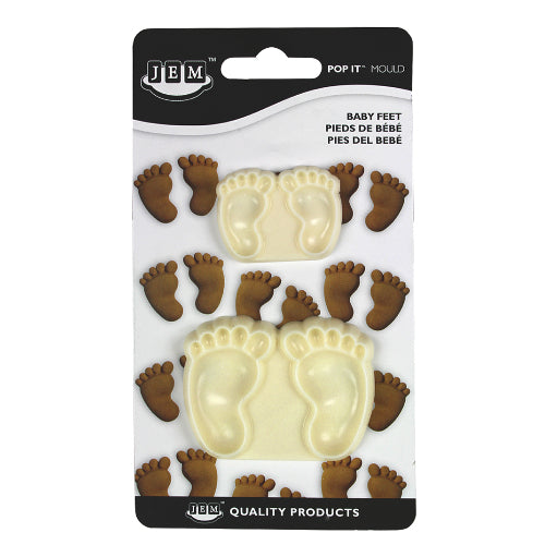 JEM Baby Feet Pop It Moulds