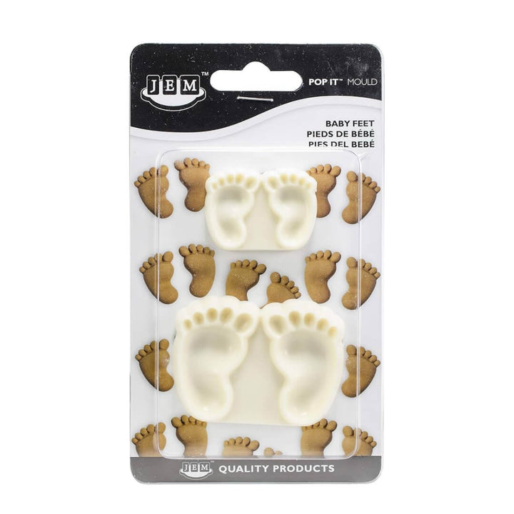 JEM Baby Feet Pop It Moulds
