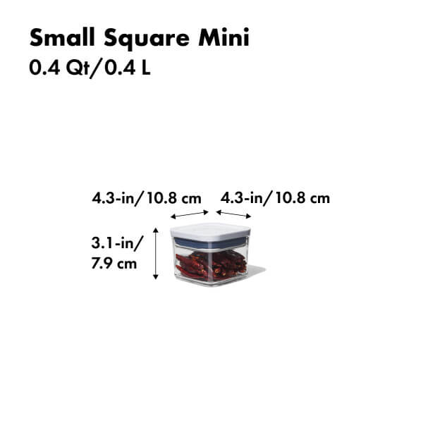 OXO Good Grips Pop 2.0 Small SQ Mini Container