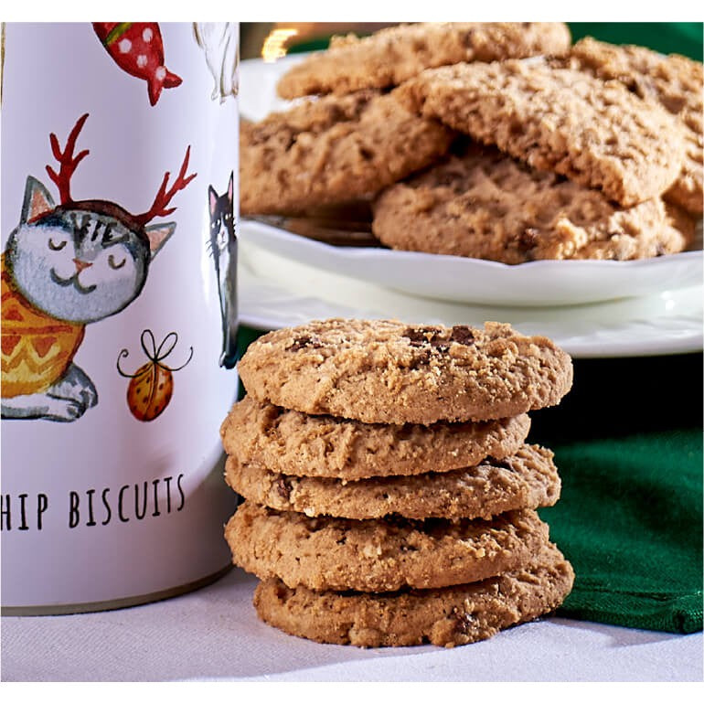 Grandma Wild's Purry Christmas Giant Biscuit Tube 200g