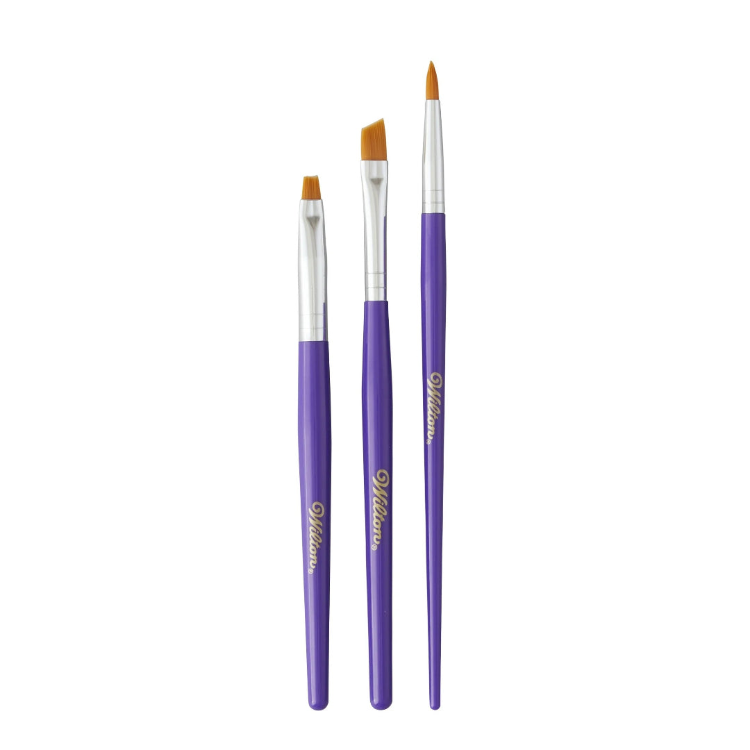 Wilton Cake and Cookie Decorating Brush Set 3pc
