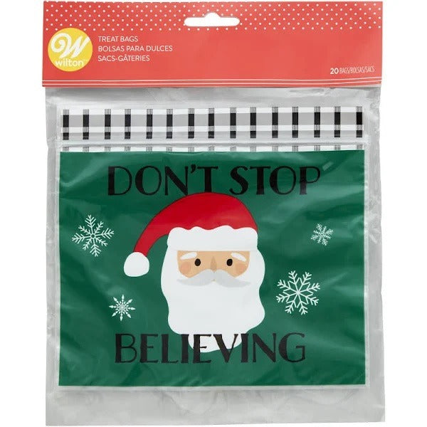 Wilton Resealable Bag Santa 20ct