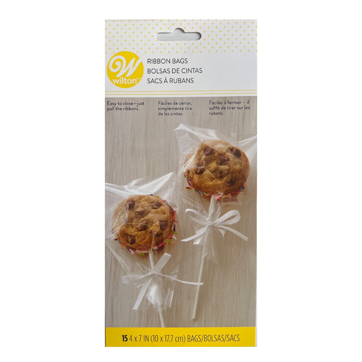 Wilton Drawstring Lollipop Bags 15pk