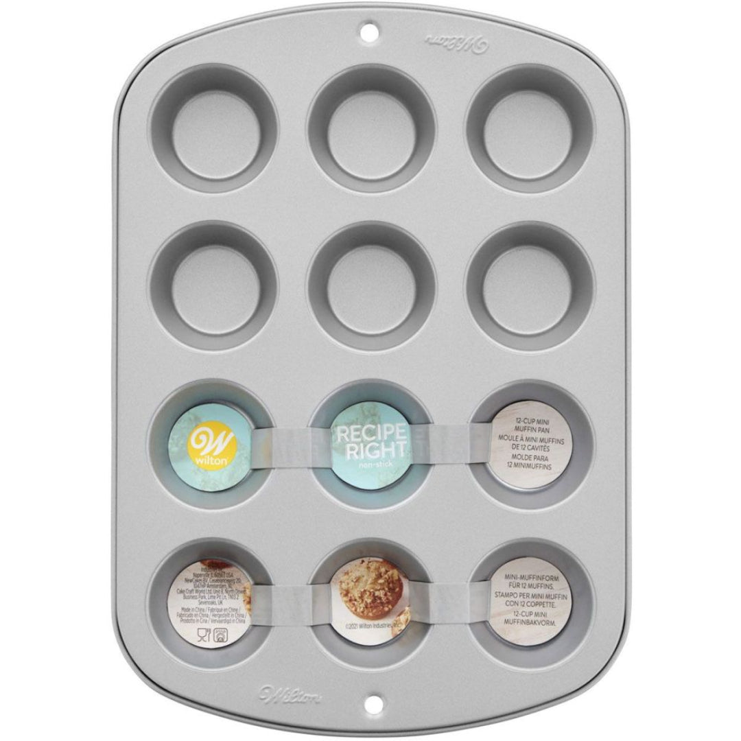 Wilton Recipe Right Mini Muffin Pan 12 cavity