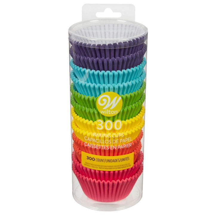 Wilton Standard Baking Cups Rainbow Brights 300ct