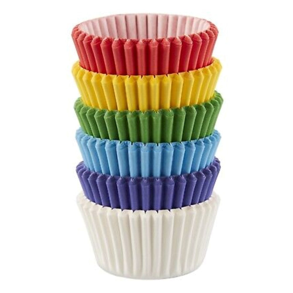 Wilton Mini Baking Cups Rainbow 150ct