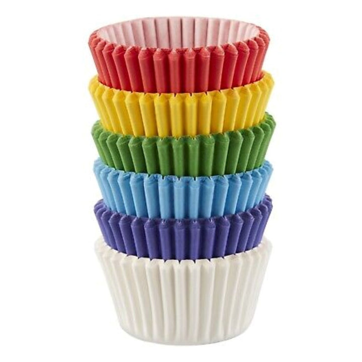 Wilton Mini Baking Cups Rainbow 150ct