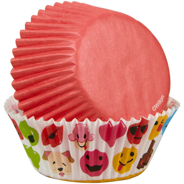 Wilton Std Cups Smiling Emoji 75ct