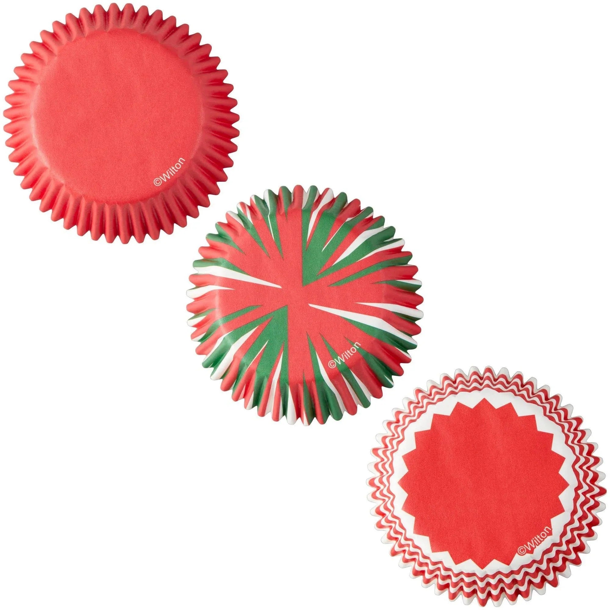 Wilton Assorted Holiday Swirl Baking Cups 75ct