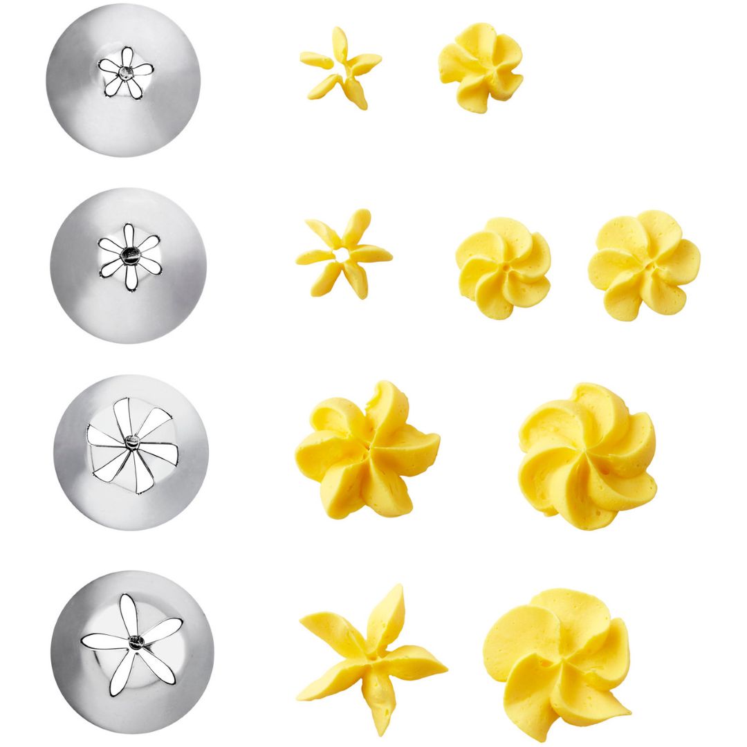Wilton Drop Flower Tip Set 4pc