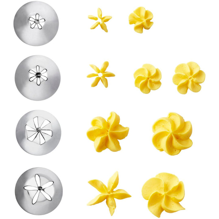 Wilton Drop Flower Tip Set 4pc