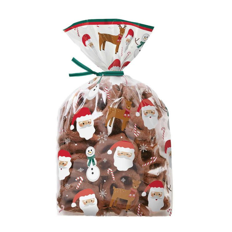 Wilton Standard Treat Bags Santa 20ct