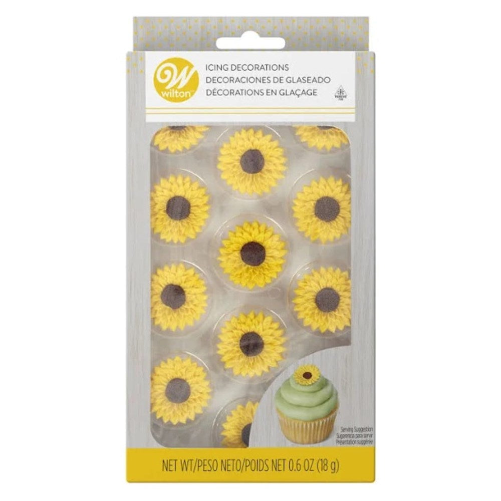 Wilton Sunflower Icing Decorations