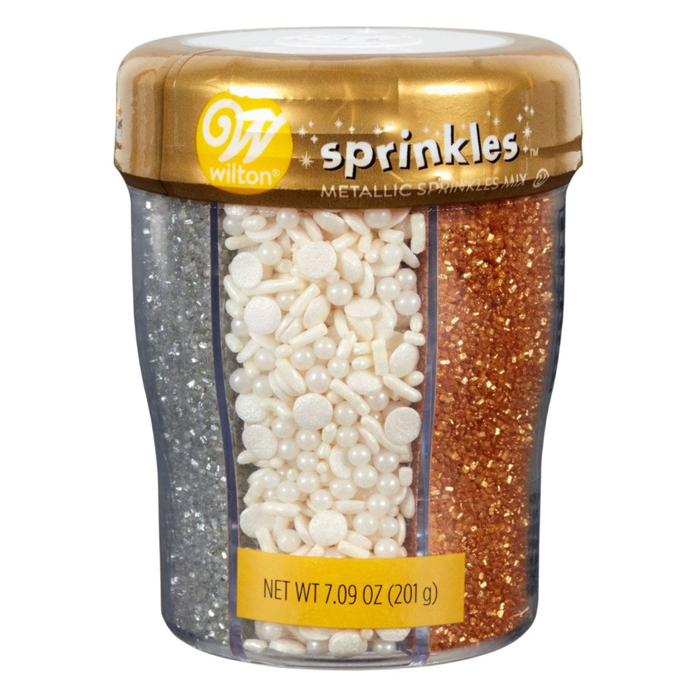 Wilton Metallic Sprinkles 6 Cell