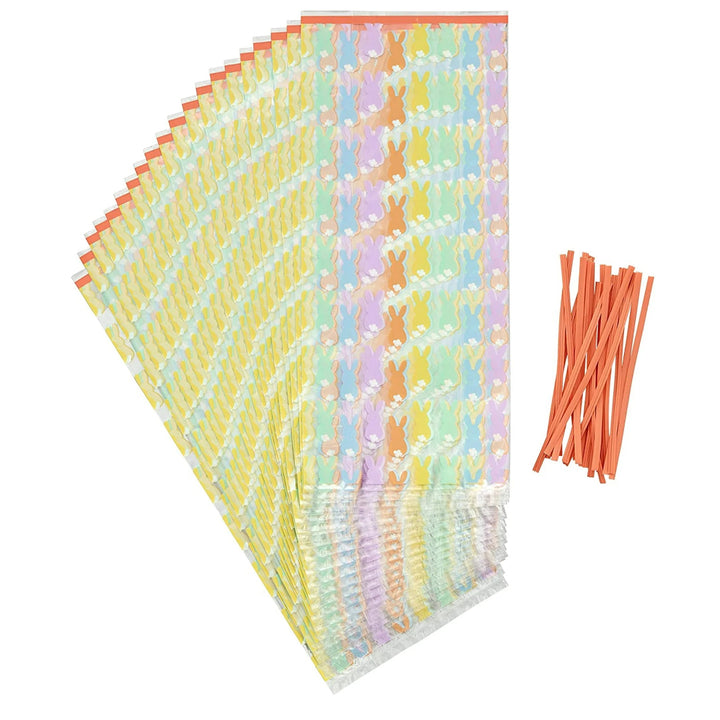 Wilton Std Treat Bags- Colourful Bunny 20ct