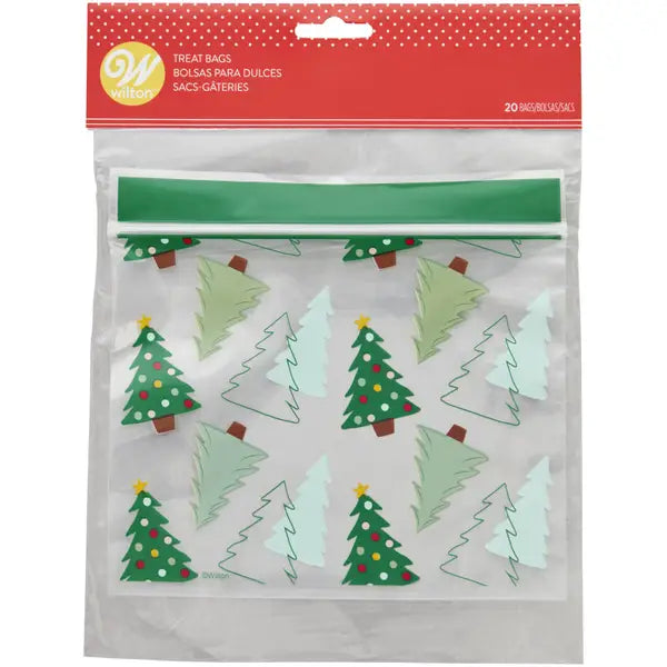 Wilton Christmas Trees Resealable Bags 20ct