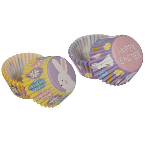 Wilton Mini Baking Cup Hoppy Easter 50ct
