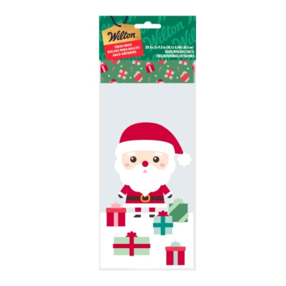Wilton Treat Bags Santa & Gifts 20ct