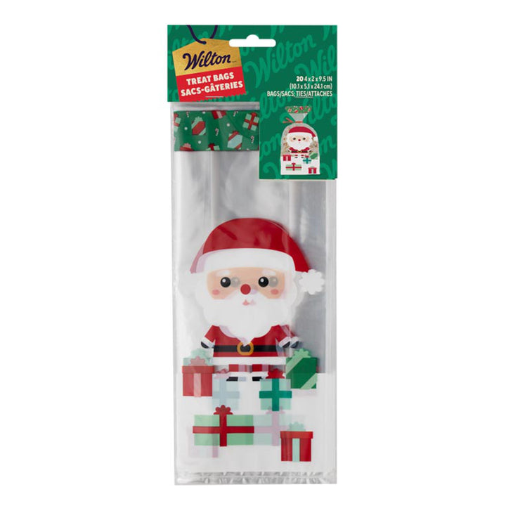 Wilton Treat Bags Santa & Gifts 20ct