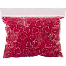 Wilton Scattered Hearts Resealable Bags 20ct