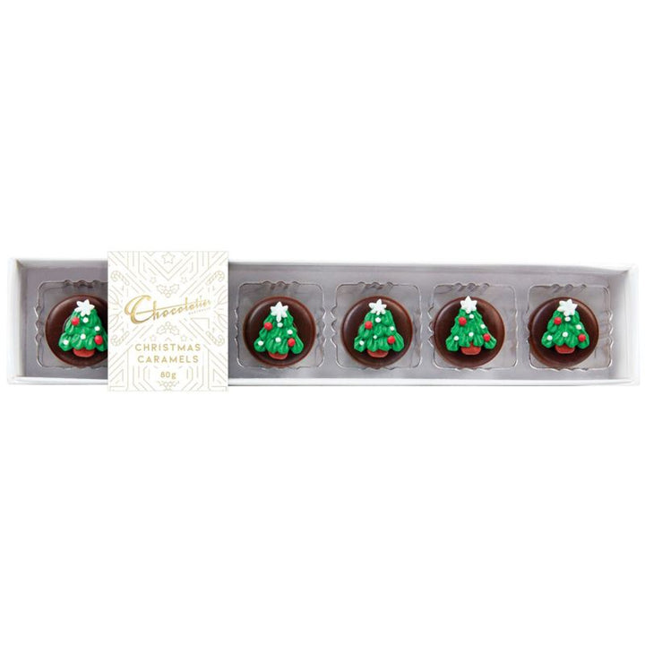 Chocolatier Christmas Caramels 6pk 80g
