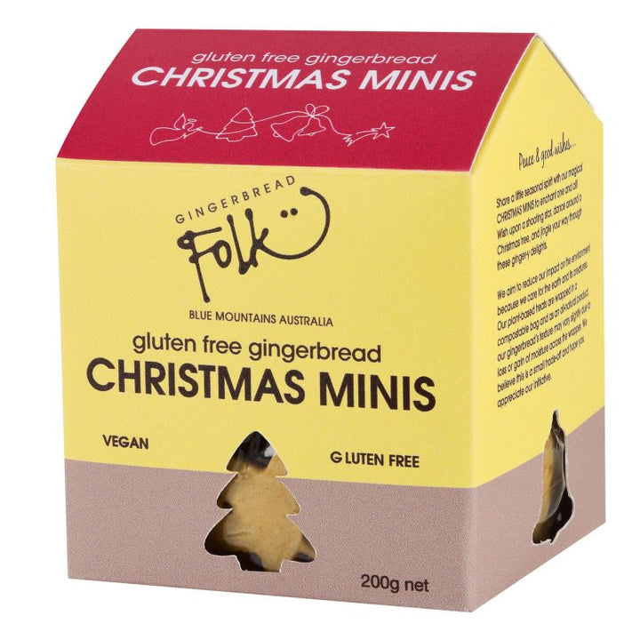 Gingerbread Folk Christmas Minis 200g (Gluten Free)
