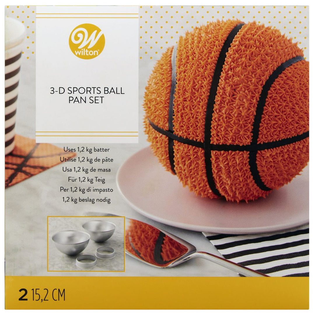 Wilton 3D Sports Ball Cake Pan