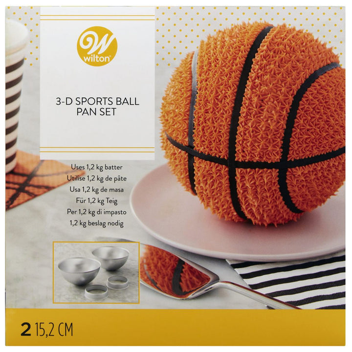 Wilton 3D Sports Ball Cake Pan